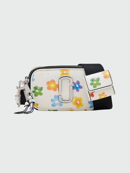 MARC JACOBS - THE WILD DAISY SNAPSHOT BAG Blanco