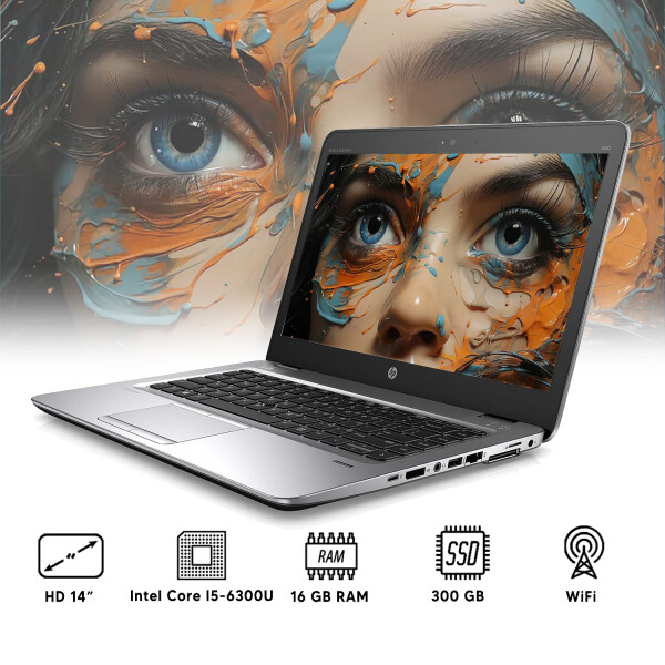 Notebook Elitebook 840 G3 I5 16gb Ram 300gb Ssd 14" NOTEBOOK RFPL HP 840 G3 I5/16/300/14"