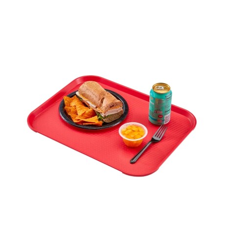 Bandeja autoservicio 35x45cm Polipropileno Rojo Bandeja autoservicio 35x45cm Polipropileno Rojo