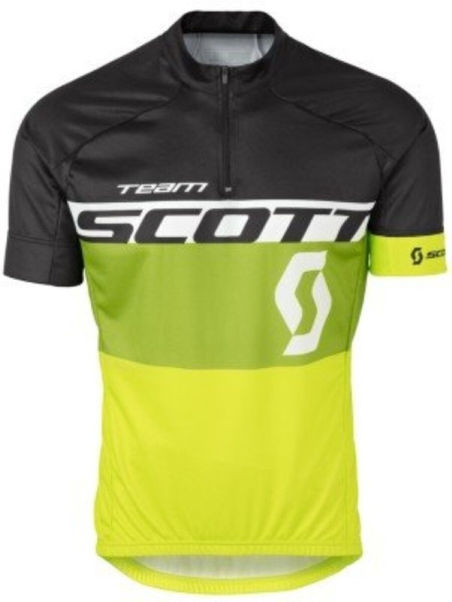 Camiseta Scott Rc Team 20 Manga Corta - Negro/verde 