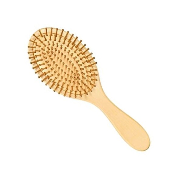 Cepillo para Cabello Bamboo Hair Brush Ovalado Cepillo para Cabello Bamboo Hair Brush Ovalado
