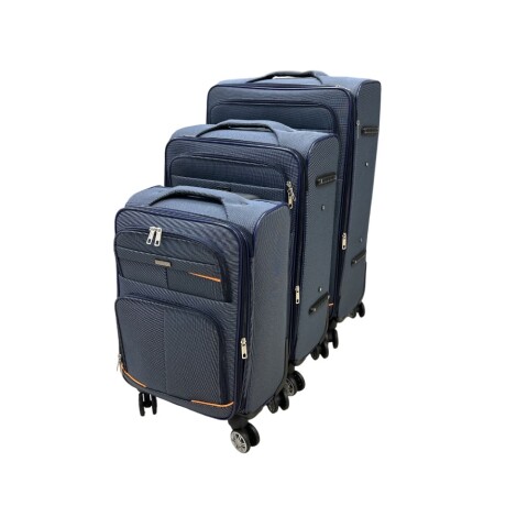 Juego Set Valijasx3 Azul