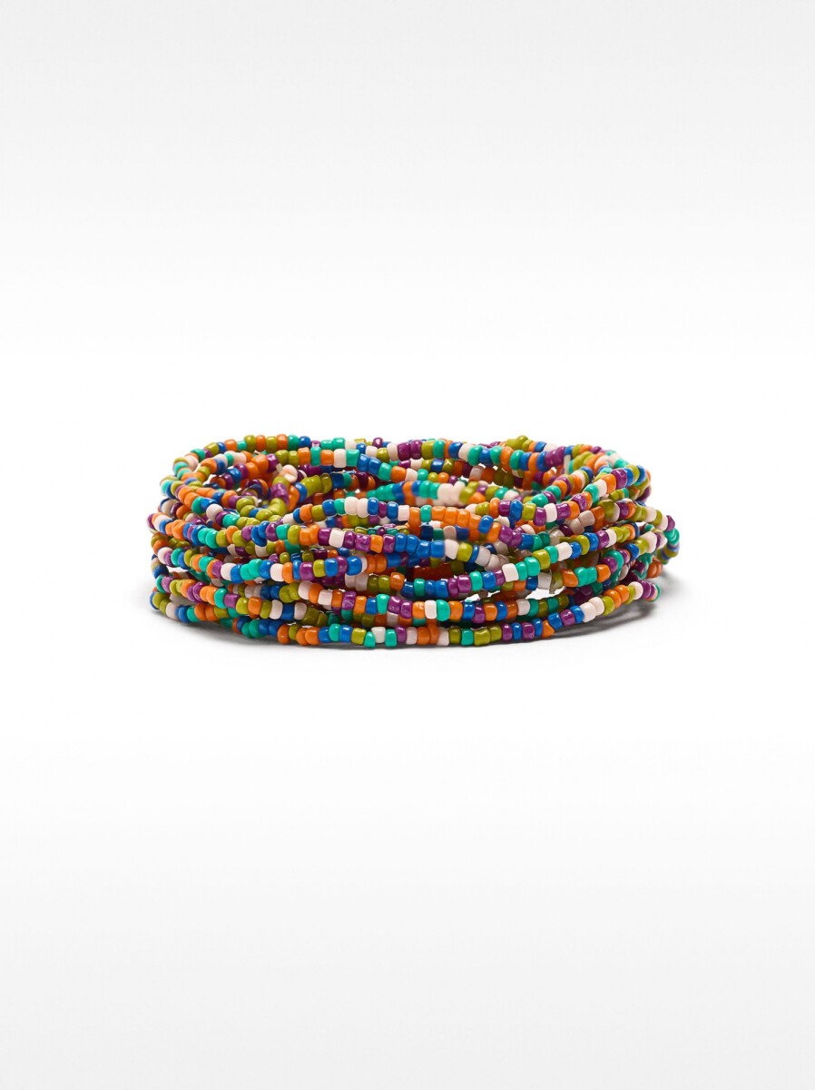 Set De Pulseras Elásticas Multicolor - multicolor 