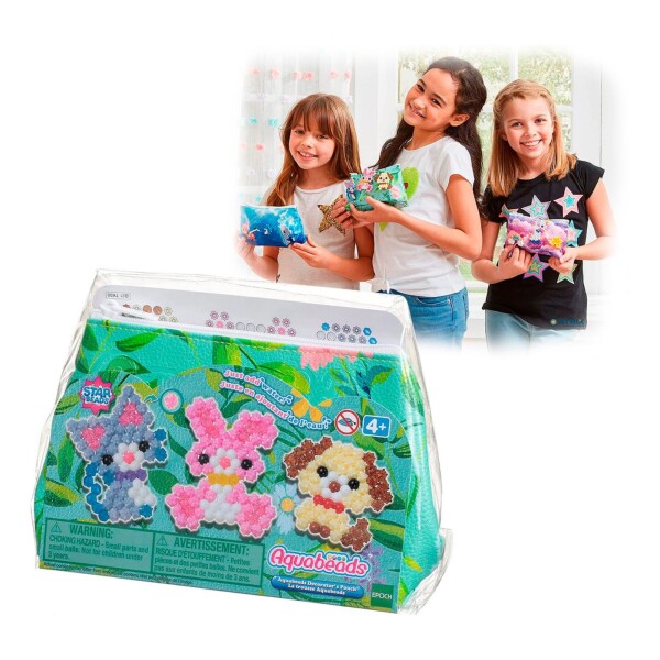 Juego Aquabeads Decora Bolso 500 Cuentas Animales Juguete Juego Aquabeads Decora Bolso 500 Cuentas Animales Juguete