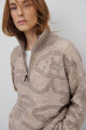 BUZO ZIPPER BEIGE