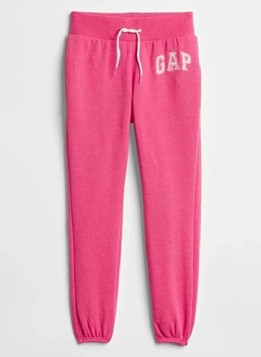 Pantalon Deportivo Logo Gap Niña - Pink Jubilee Nylon On 