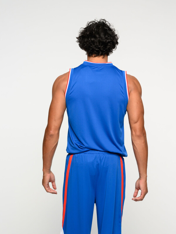 Camiseta Away Basket 24/25 Nacional Hombre Azul Royal, Rojo, Blanco