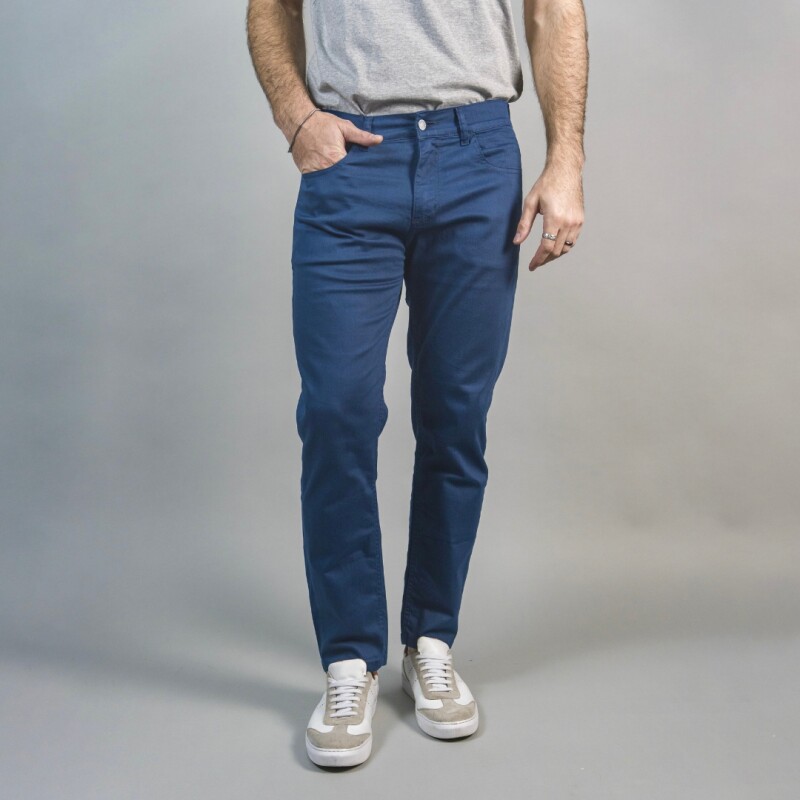 Pantalón 5 bolsillos AZUL FRANCIA