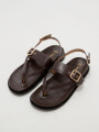 Sandalia Ladu Chocolate