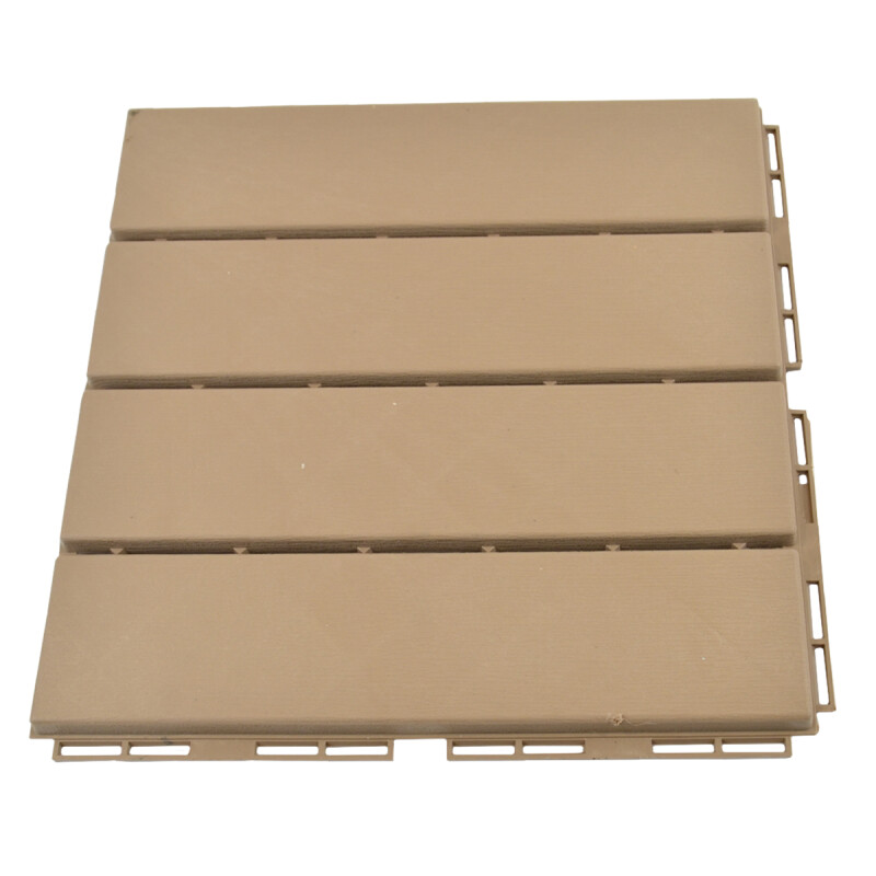 Piso deck encastrable 9 Unidades MARRON CLARO