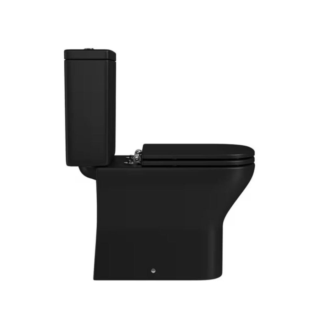 Inodoro con mochila Axis Negro Mate 30cm Inodoro Con Mochila Axis Negro Mate 30cm