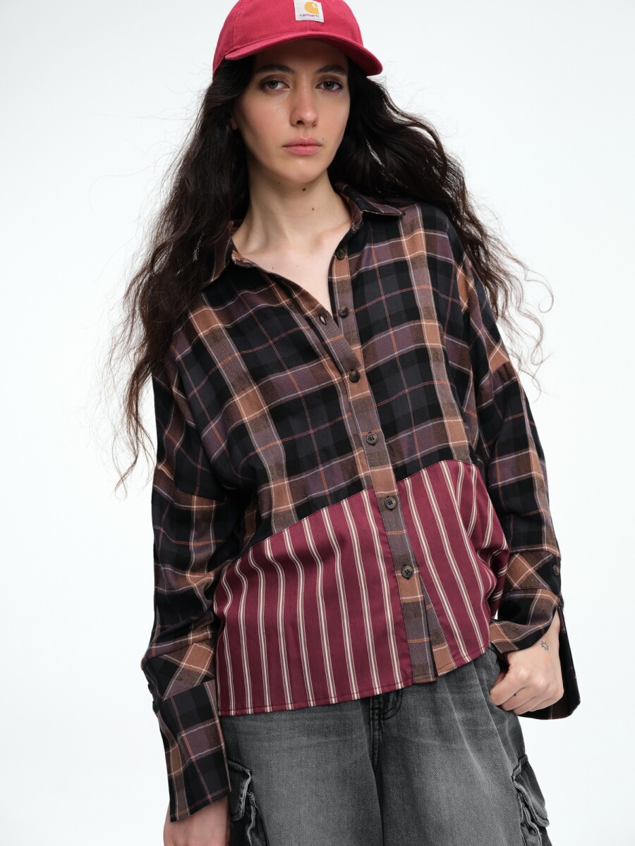 CAMISA CHECK Y RAYAS 