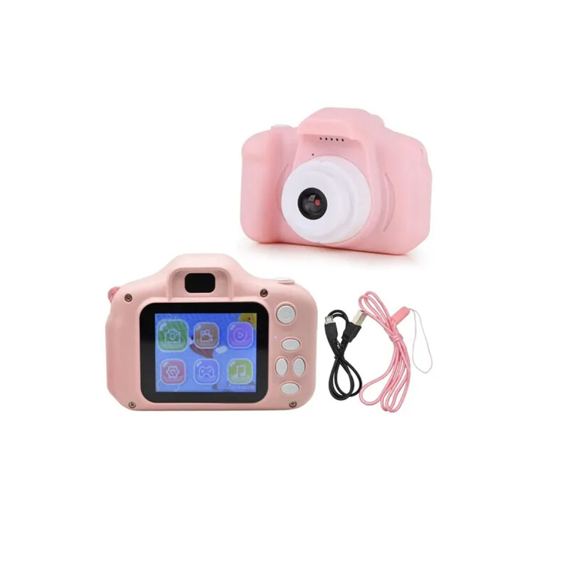Cámara Digital para niños Dino Rosa Cámara Digital para niños Dino Rosa