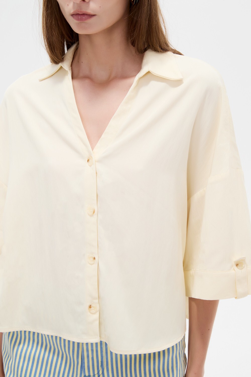 Camisa Tareo Crudo / Natural