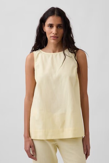 Musculosa De Lino Mujer Maize