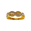 Anillo Entrelazado-Oro Bajo-Piedra Zirconia-AN8099 conpiedra