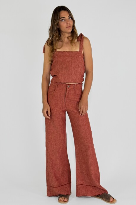 PANTALON RUFINA Ladrillo