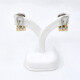 Caravanas En Oro 18K De 3 Tonos Con Brillantes Caravanas En Oro 18K De 3 Tonos Con Brillantes