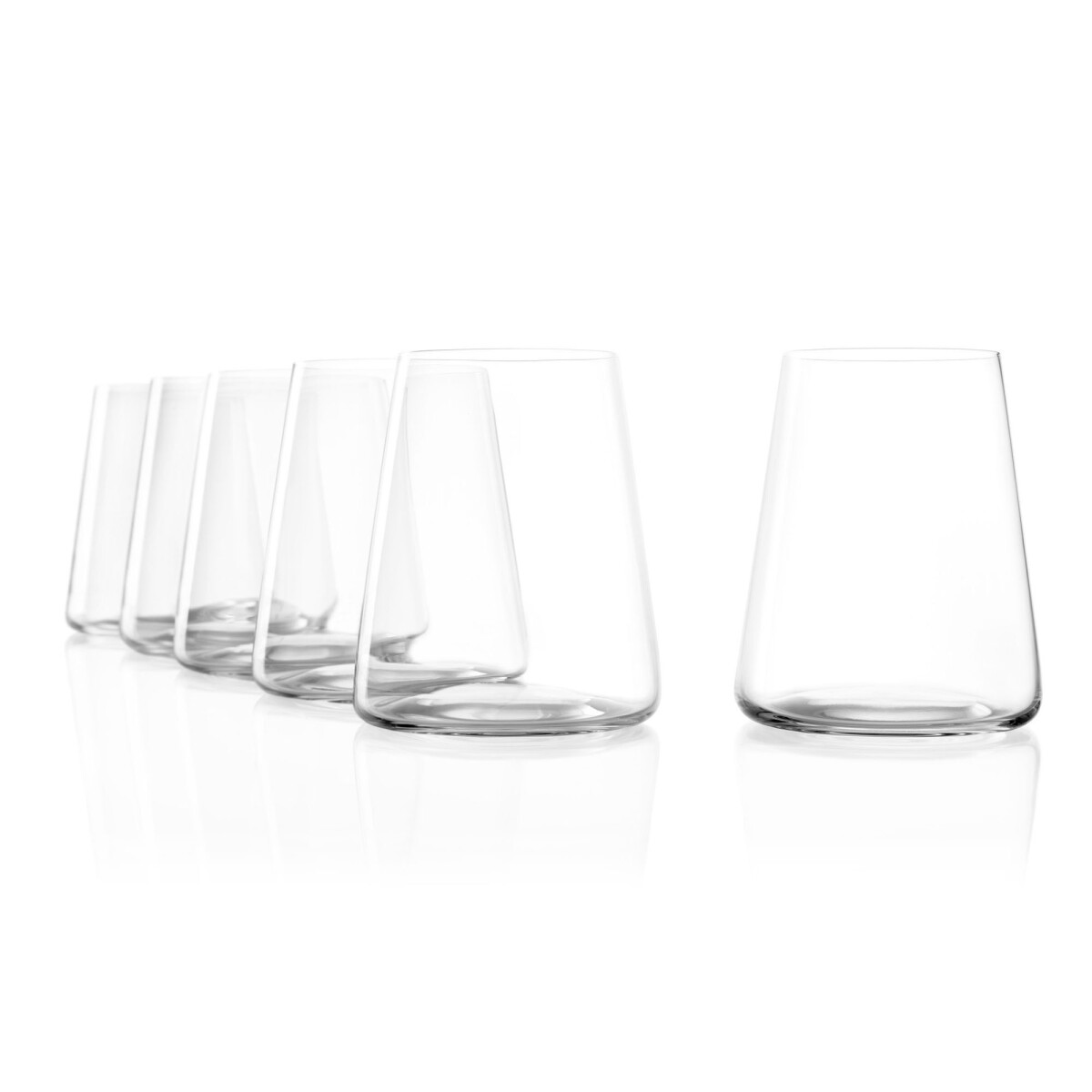 SET 6 VASOS - CRISTAL TRANSPARENTE VINO 500 ML 