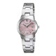 Reloj de Mujer Casio malla de Acero Inoxidable Con fondo Rosa