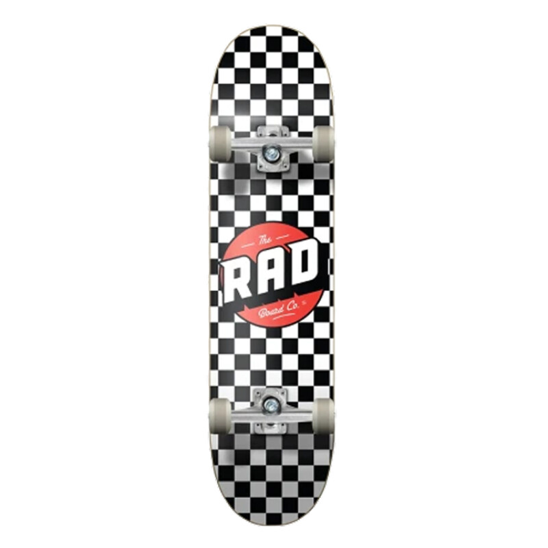 Skate armado RAD LOGO 7.75" BLACK RED Skate armado RAD LOGO 7.75" BLACK RED