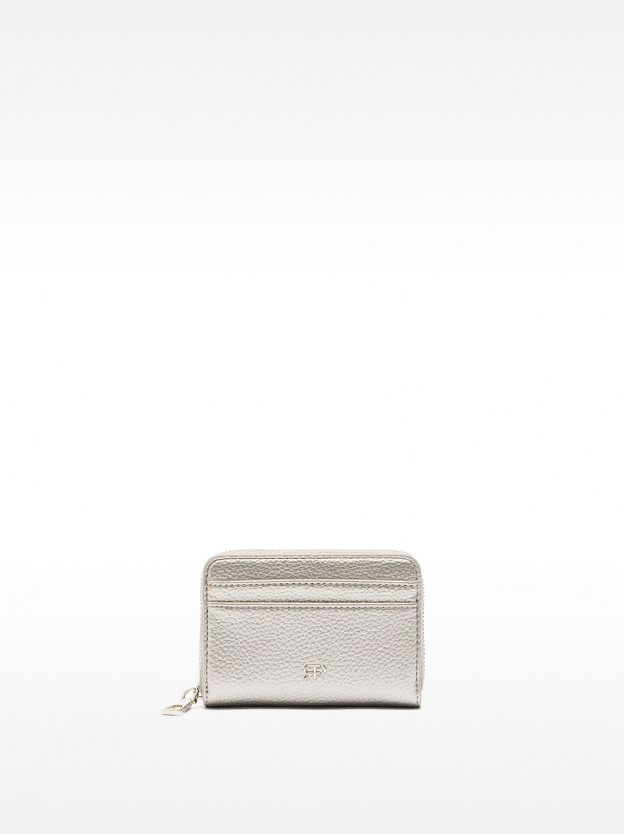 Cartera Básica - plateado 