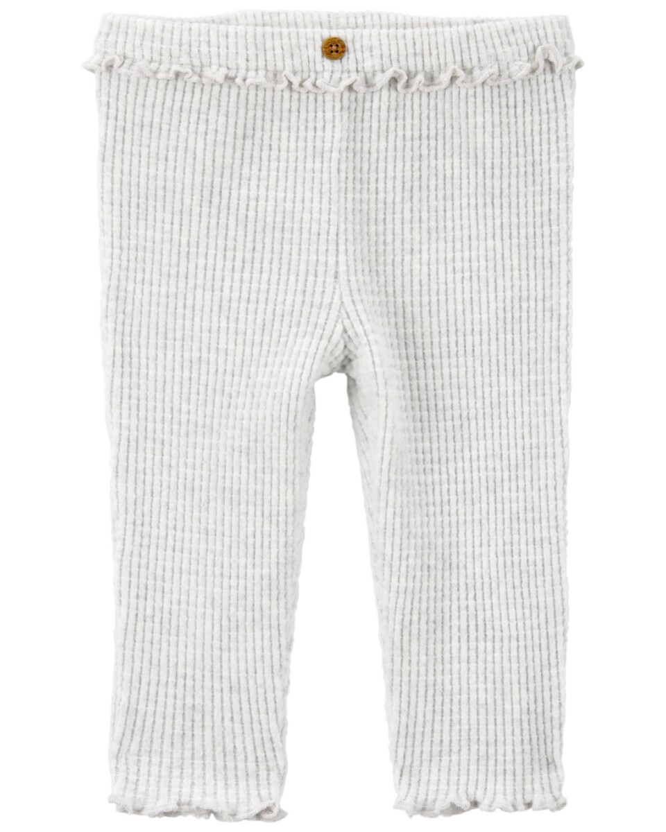 Pantalón de algodón térmico, gris 