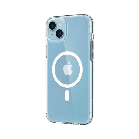 Spigen Funda Ultra Hybrid (MagFit) para iPhone 14 - Clear/White Spigen Funda Ultra Hybrid (MagFit) para iPhone 14 - Clear/White
