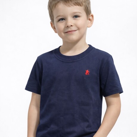 Remera Básica de Niños azul