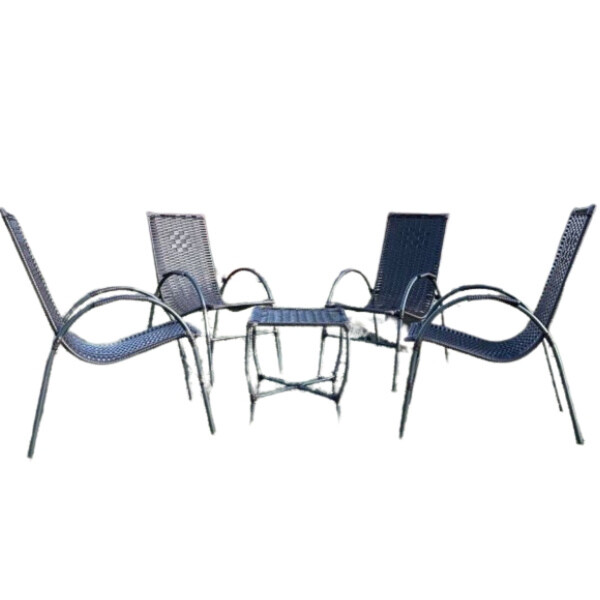 JUEGO DE JARDIN ARANZA 4 SILLAS MOVELMAX Unica