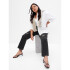 CHEEKY STRAIGHT HR BLK RIVERA DEST RH ZIP WORN BLACK DESTROY