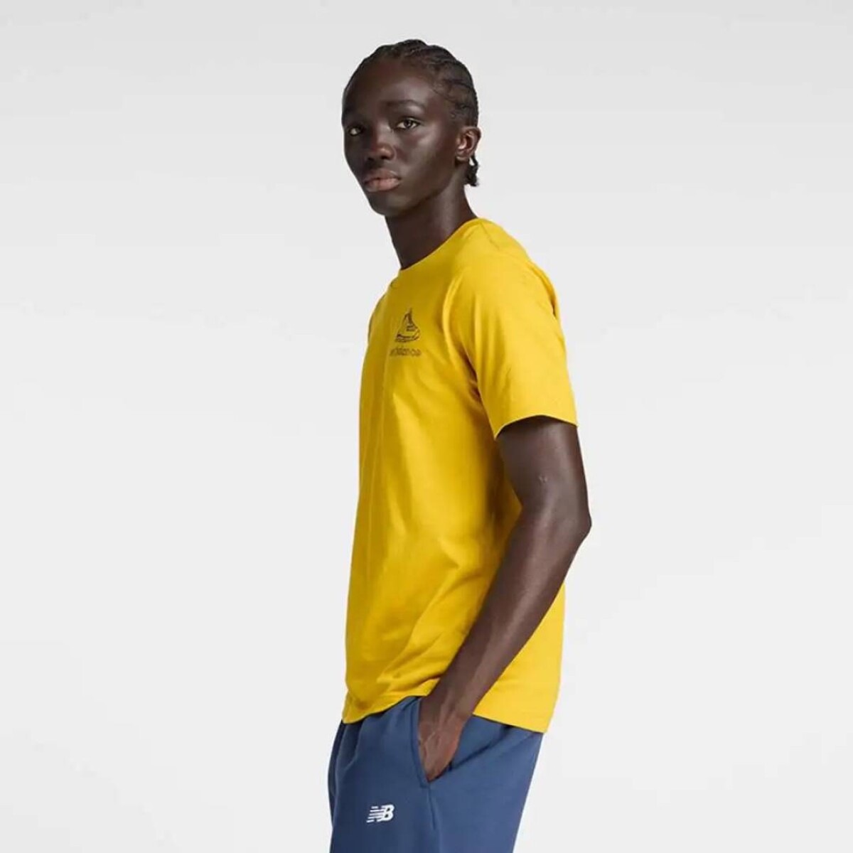 Remera Left Chest Sketch De Hombre - Chocolate 