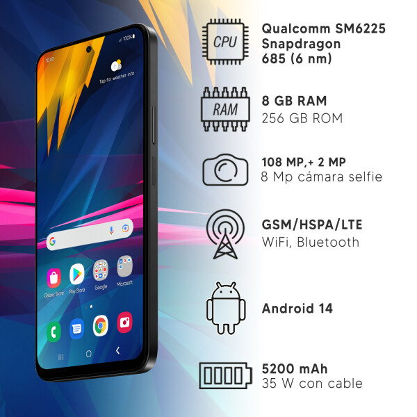 Honor X7c 8/256 Gb 4g + regalo NEGRO