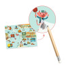 Stickers transferibles Rub on - Asfalto Djeco Stickers transferibles Rub on - Asfalto Djeco