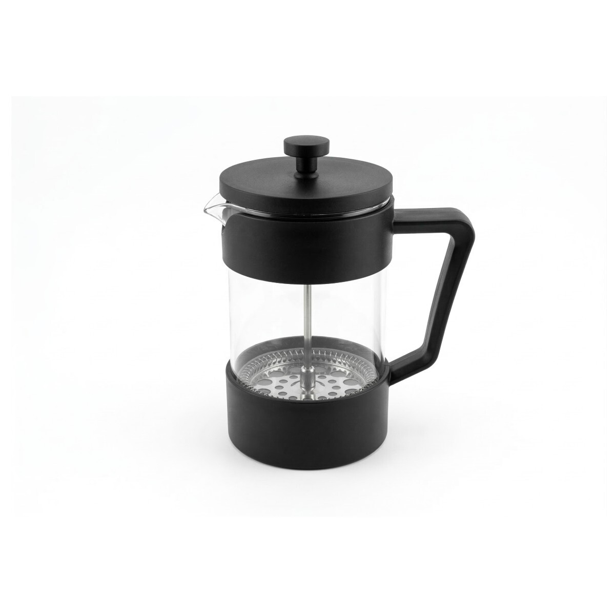 CAFETERA FRANCESA NEGRA 600ML 