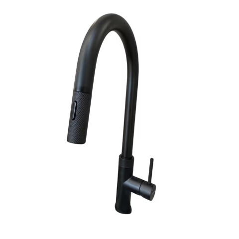 Grifería de Cocina Monocomando de mesada Virtus Curvo Extensible Negro Mate Grifería De Cocina Monocomando De Mesada Virtus Curvo Extensible Negro Mate