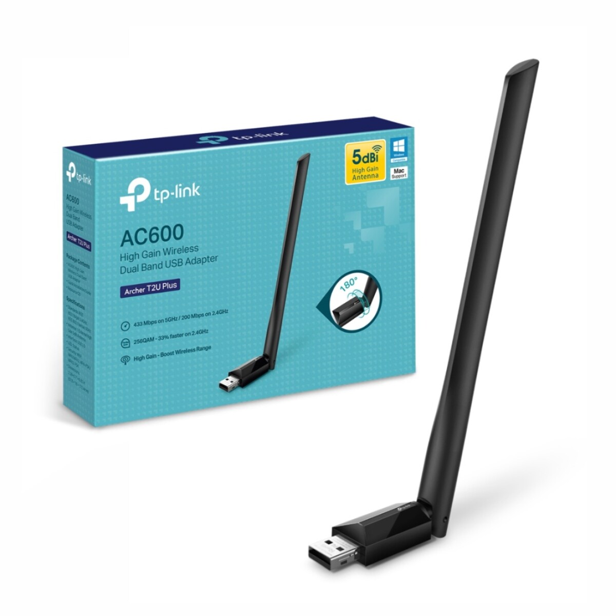 Adaptador USB Tp-link Nano Dual Band 600MBPS 