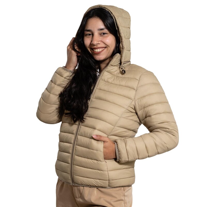 Diadora Campera Poliester / Mujer - Beige Beige