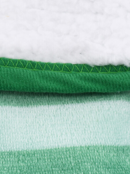 MANTA SHERPA PRINT 2 PLAZAS VERDE