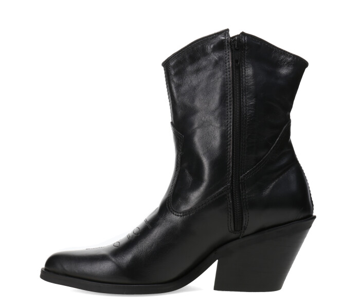 Bota DALAI tejana de cuero Black