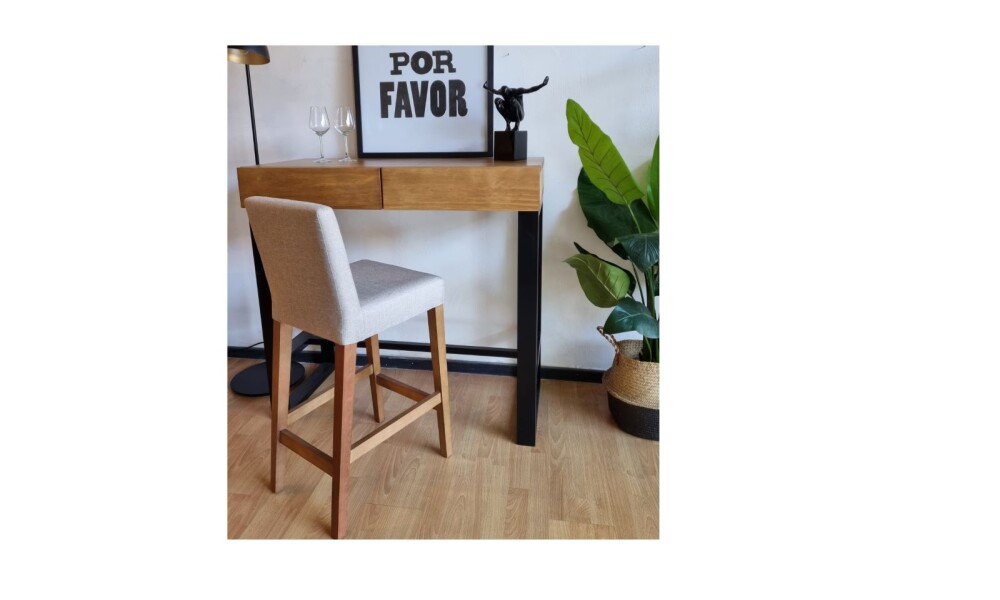 Desayunador - Barra IRON 2 Cajones 1.20m Desayunador - Barra IRON 2 Cajones 1.20m