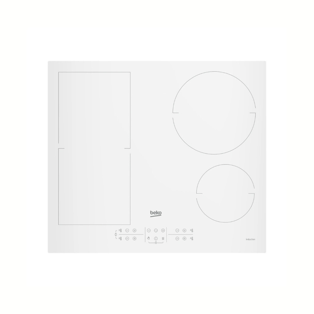 Anafe de Inducción Blanco 4 Zonas - Modelo HII 64200 FMTW - Beko Anafe de Inducción Blanco 4 Zonas - Modelo HII 64200 FMTW - Beko