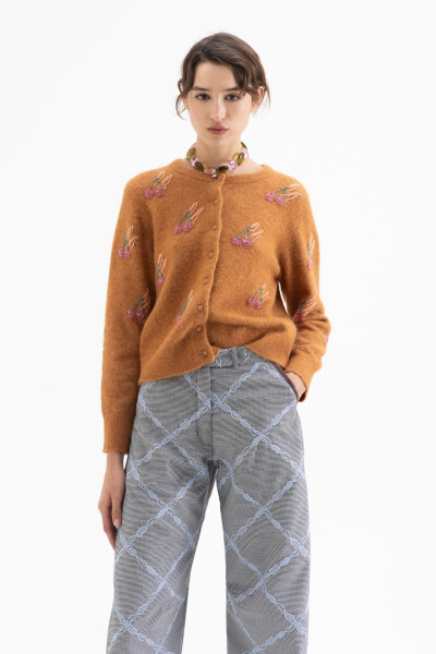 CARDIGAN CHERRY Chocolate