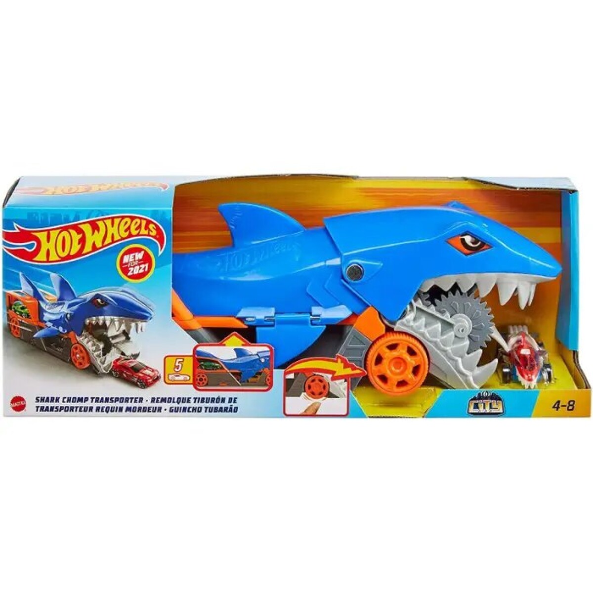 Remolque Tiburón de Hotwheels 