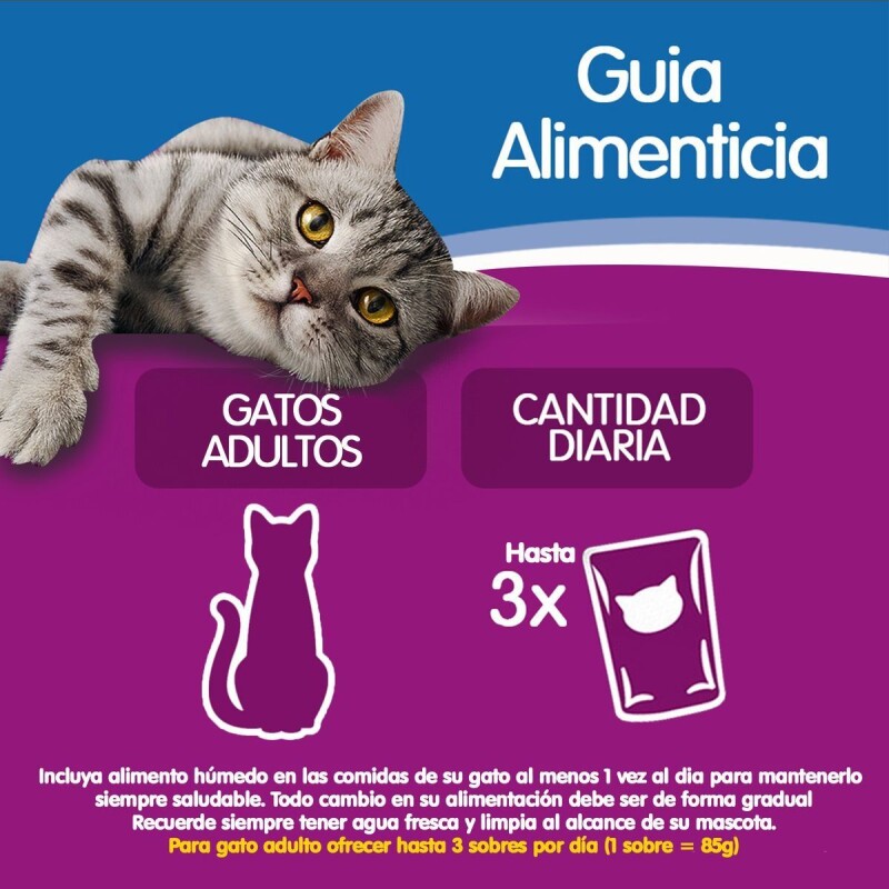 WHISKAS EN SALSA CAJA 12 UNIDADES SARDINA