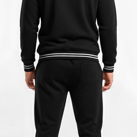 Conjunto Deportivo Uzspace Pantalón Campera Hombre Negro