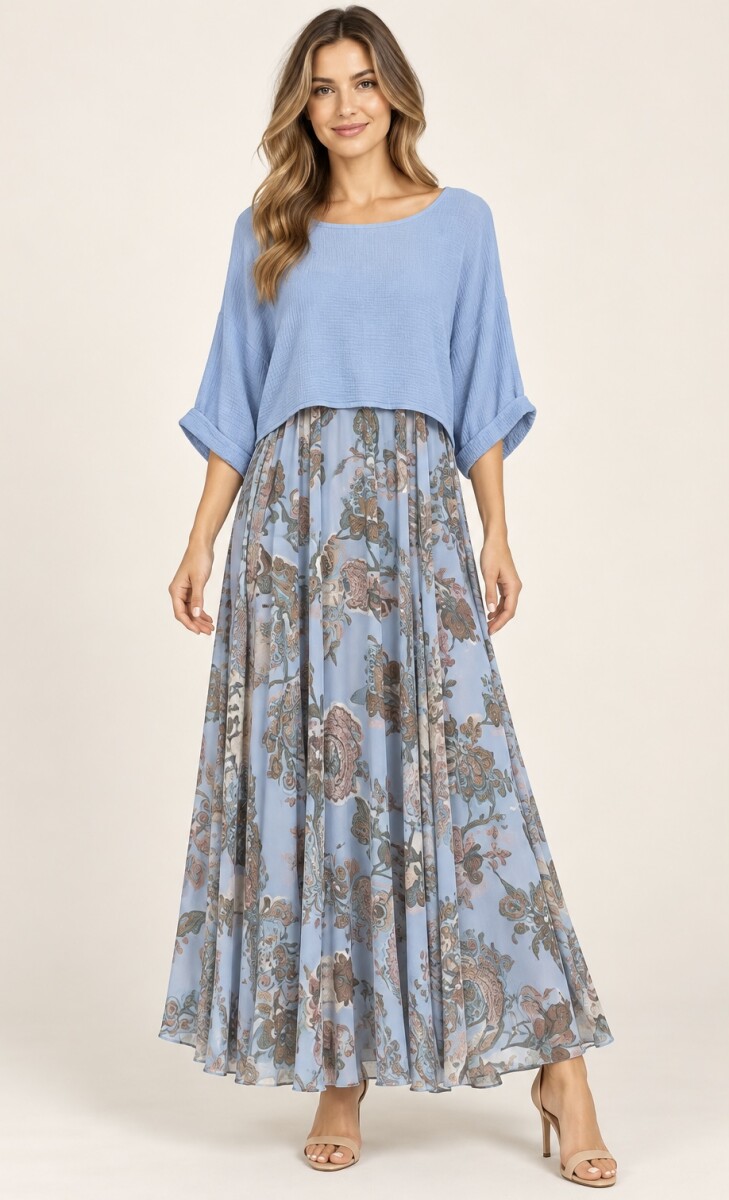SET FLORENCIA - Celeste 