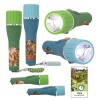 Linterna con temporizador Dino Verde