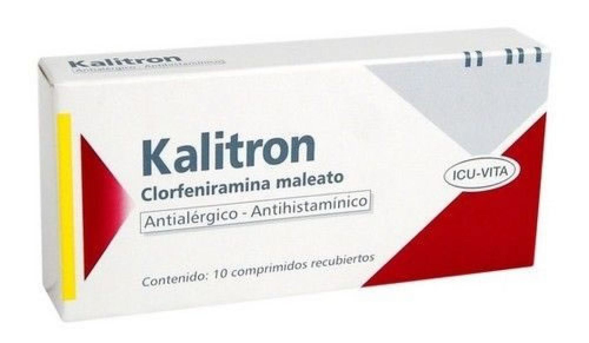 Kalitron 4mg 10 Comprimidos – Antihistamínico