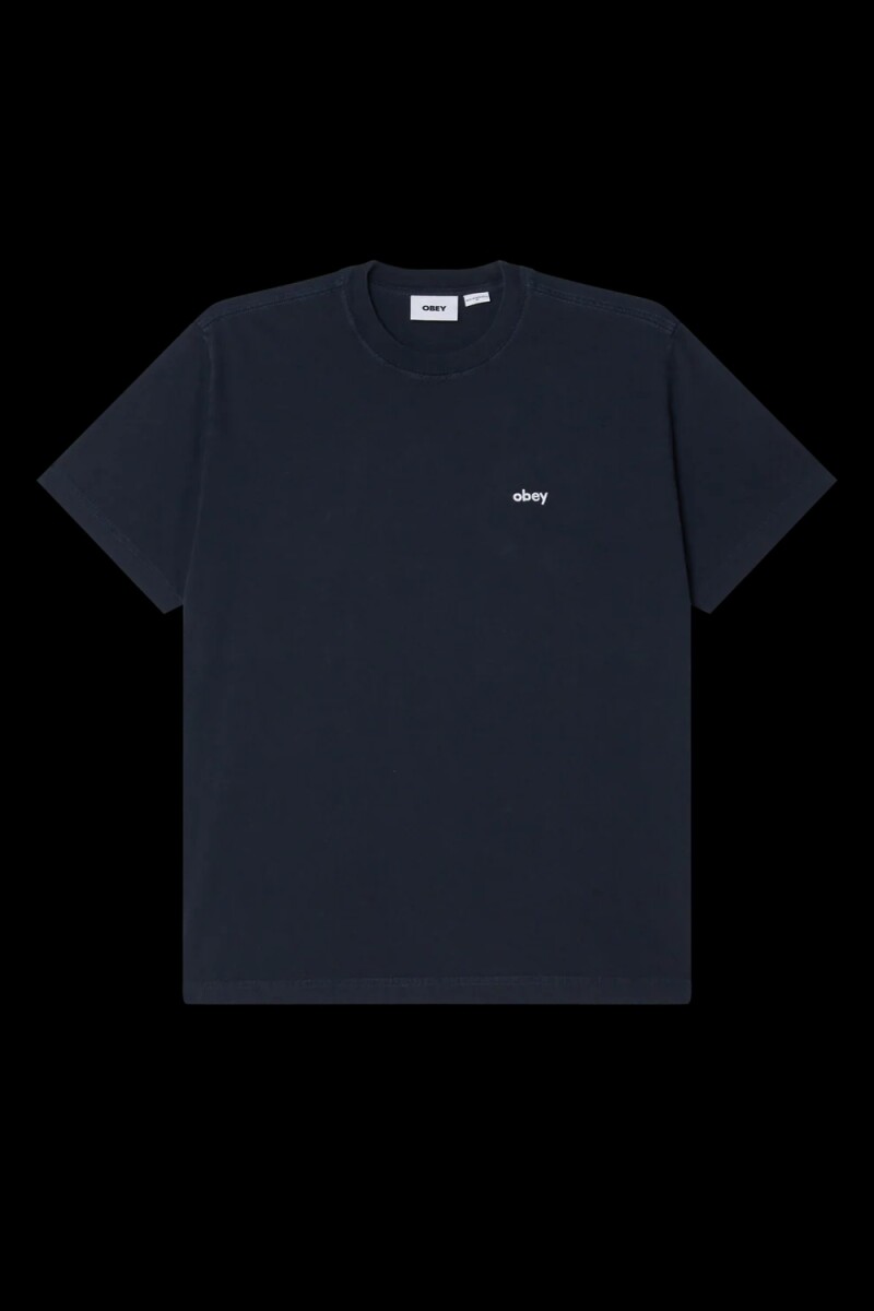 LOWERCASE PIGMENT TEE SS Azul
